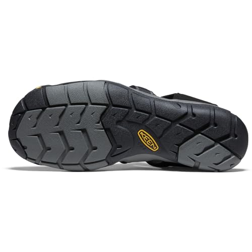 KEEN Men's Clearwater CNX Water & Hiking Sandals - Black Gargoyle, Size 10