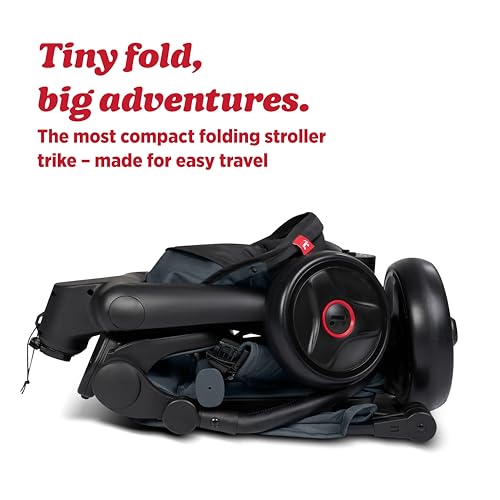 Radio Flyer Coast Folding Toddler Stroller Trike for Kids 6 Months to 3 Years