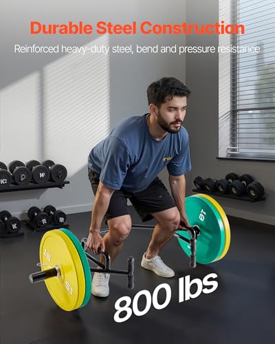Heavy-Duty Hex Trap Barbell for Strength Training - Supports 800 lbs