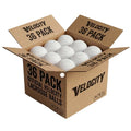 36 Practice Lacrosse Balls - White Velocity Official Size & Durable