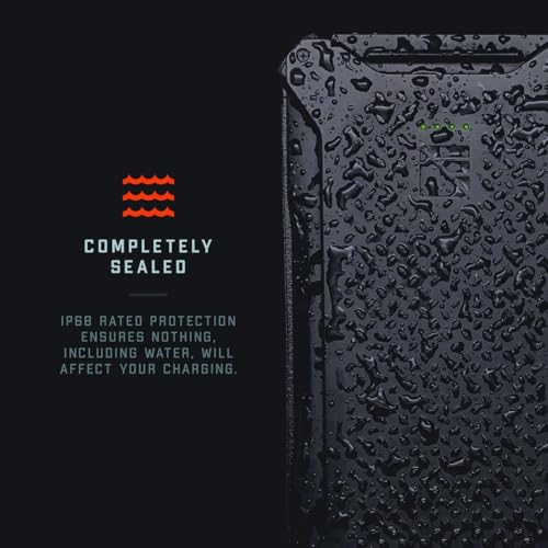 Dark Energy Poseidon Pro Black Portable Power Bank 10,000mAh Waterproof & Rugged