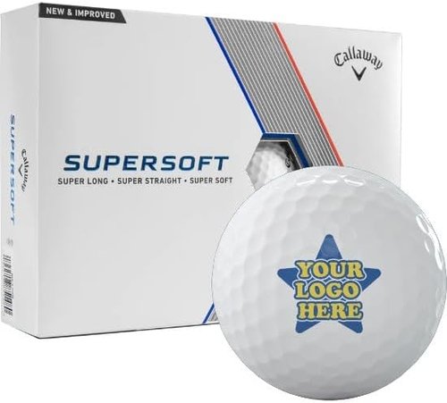 Callaway Golf Supersoft Golf Balls - Exceptional Distance & Soft Feel | 12-Pack