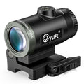 CVLIFE 3X Compact Magnifier for Red Dot Sights with Quick Release Mount