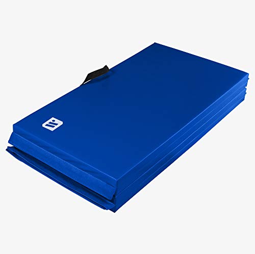 We Sell Mats Foldable Exercise Mat 2-Inch Thick 4x8 Feet - Blue