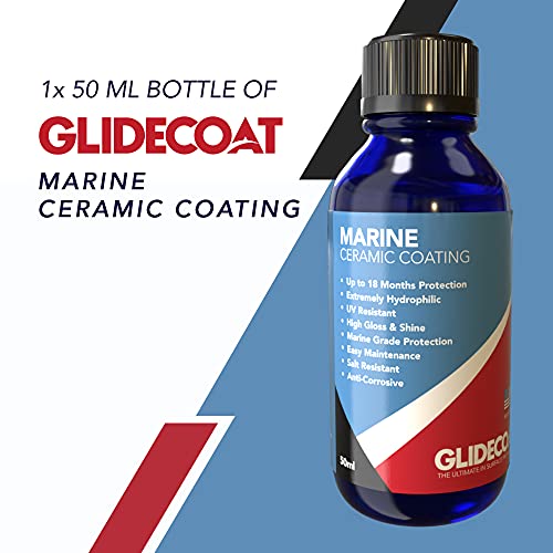 Marine Ceramic Coating 1.69 Fl Oz - UV Protection, Gloss & Hydrophobic Surface
