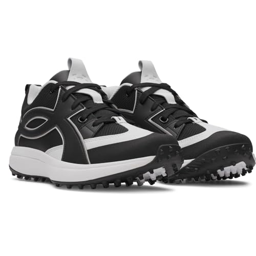 Under Armour Yard Icon Turf Baseball Cleats Men’s 10.5 Black/White/Black