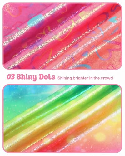 Girls Shiny Gymnastics Leotard Unitard with Love Heart & Rainbow Pattern 4-5T - Toddler Tumbling Dancewear