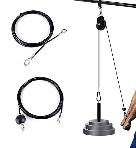 79 Inch Heavy Duty Steel Cable Pulley Replacement for Gym - Type A