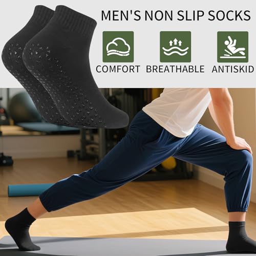 100 Pairs Non-Slip Socks Bulk Pack for Hospital, Yoga, Gym & Work Safety