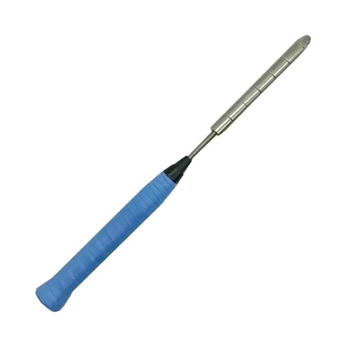 DYNWAVE Badminton Trainer Badminton Racket Swing Trainer Pole Practical Stainless Steel Weight Block Rod Badminton Training Racket for