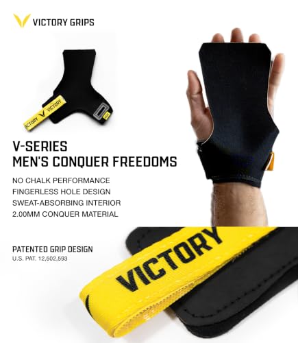 X-Large Men's Grip Gloves for Cross Training & Gymnastics - No Chalk, Wrist Support