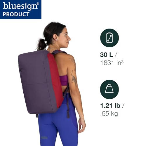 Osprey Daylite Duffel Backpack 45L Tumbleweed Yellow / Tunnel Vision - Convertible Gym & Travel Bag
