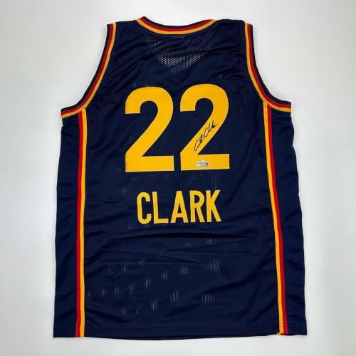 Facsimile Autographed Basketball Jersey Men's XL - Indiana Blue Collectible