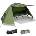 Night Cat 32'' Waterproof Off-Ground Tent Cot with Vestibule - Solo Camping