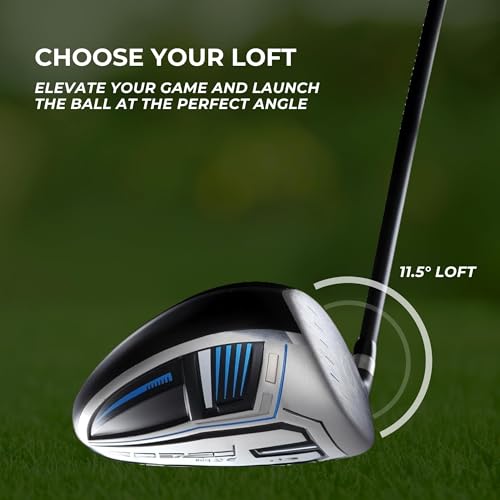 Golf Driver - Speed System Ultra-Lightweight Graphite Shaft 11.5° Loft - Blue Right Hand