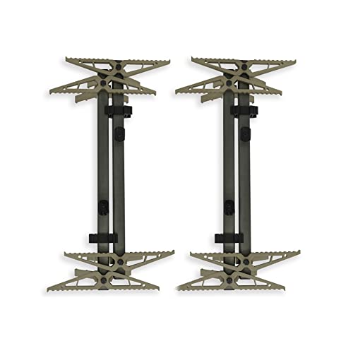 Tan Saddle Hunting Kit with Platform and Climbing Sticks - Full System