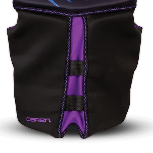 O'Brien Women's Flex V-Back Neoprene Life Jacket for Watersports, Purple XL