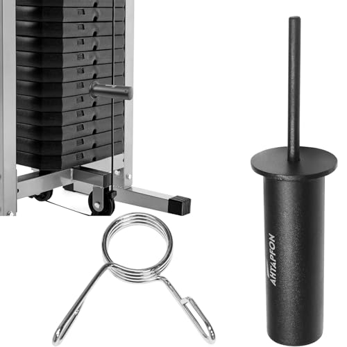 Weight Stack Pin with Spring Collar for Fitness Equipment - 2 Inch Extender
