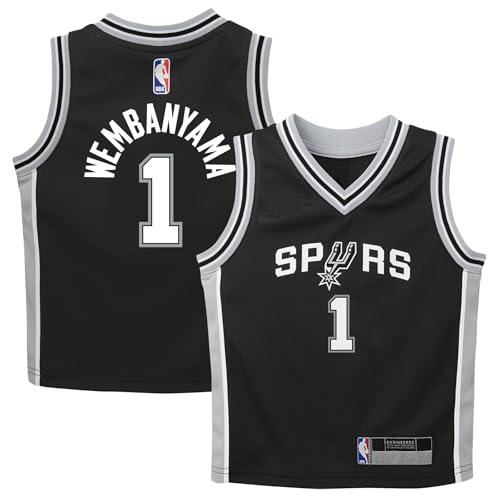 Kids NBA Player Jersey - Victor Wembanyama San Antonio Spurs Black 5-6 Icon Edition