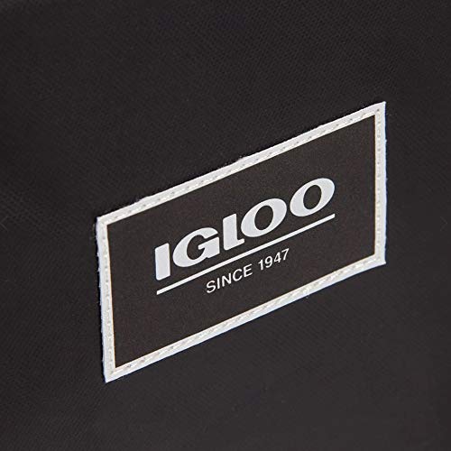Igloo Soft Sided Cooler Tote Bag - Pursuit Series Black 30-Can
