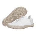 Women's Wide Toe Box Barefoot Trail Running Shoes - White, 8 Wide
