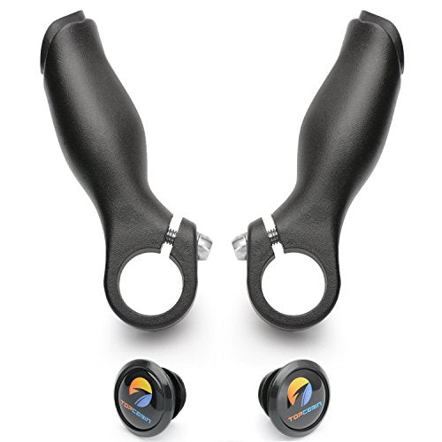 Handlebar End Grips for 20-23mm Road Bike MTB Bicycle Aluminum Alloy 2PCS