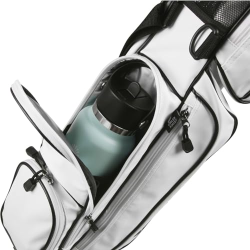 Orlimar Pitch 'N Putt Elite Gray/White Sunday Golf Bag with Stand