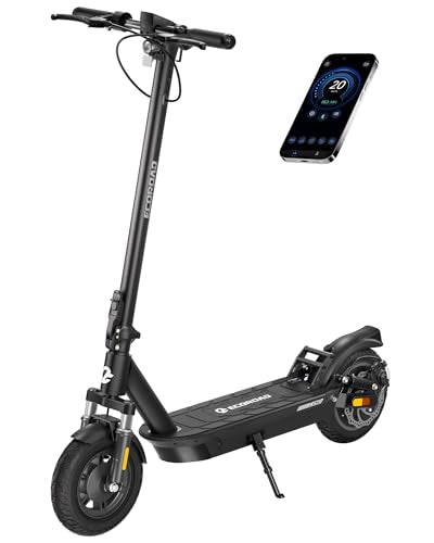 ECOROAD Black 750W Electric Scooter for Adults 25 MPH 35 Miles Range