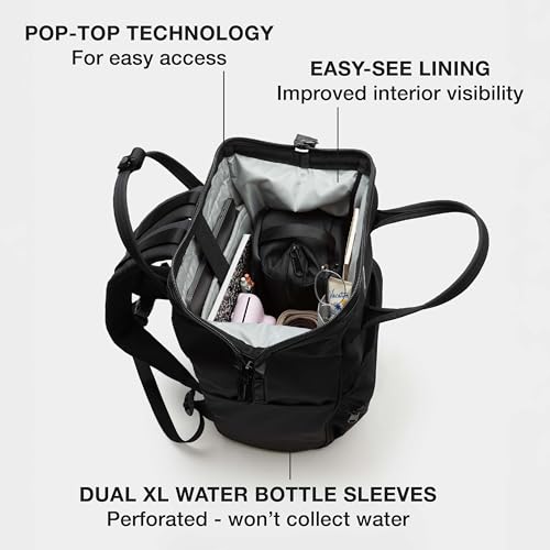 Portland Gear Cascade Backpack 21L Black - Weatherproof Travel & Daily Use