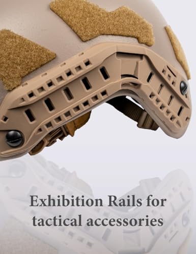FMATAL GEAR SF High-Cut Tactical Helmet Large-X-Large Sandblast Finish for Airsoft & Outdoor Sports