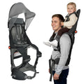 Dark Grey Toddler Hiking Backpack Carrier Sunshade - Lightweight Child Carrier