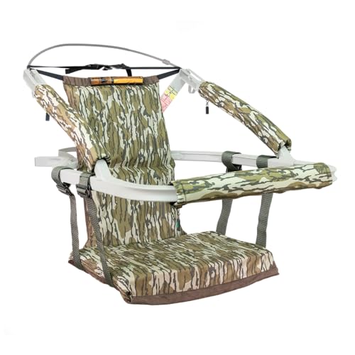 Dual Position Hunting Seat with Mossy Oak Bottomland Camo & Armpads - Summit