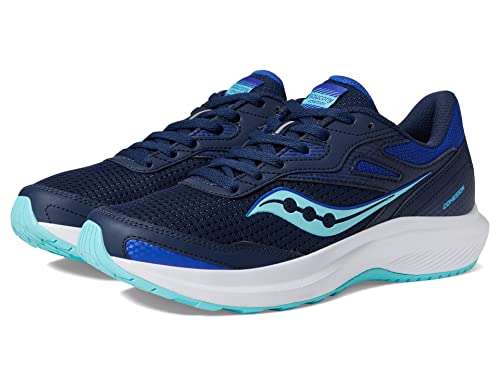 Saucony Cohesion 16 Running Shoes for Men - Night and Aqua Variation