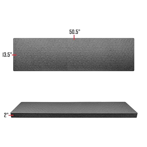 Reconfigurable Foam Insert for Rifle Cases - Charcoal 50.5 x 13.5 inches
