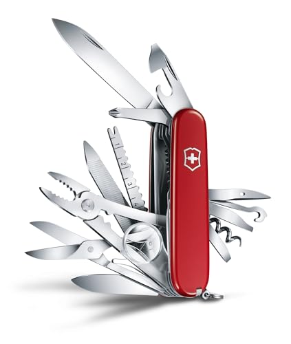 Victorinox Swiss Champ Red Swiss Army Knife with 33 Functions Pocket Multitool