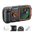 TELESIN 20M/65ft Underwater Phone Case for Snorkeling & Diving Waterproof Housing