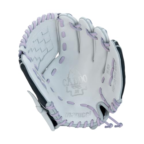 Marucci Caddo Fastpitch V2 Softball Glove - White Lavender 11.5 Inch Right Hand