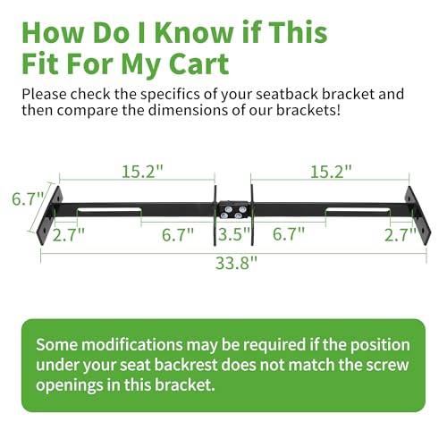 4 PCS Golf Cart Seat Belt Kit with Brackets for Yamaha, EZGO, Club Car - Universal Retractable