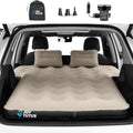 SUV Air Mattress Camping Bed - Camel & Black Portable Inflatable Bed for Vehicles