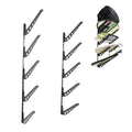 Black Multi-Board Wall Mount Rack for Surfboards Wakeboards Snowboards Adjustable