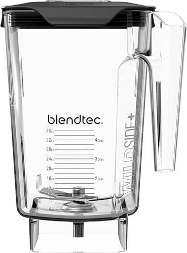 Blendtec 90oz WildSide Blender Jar - Clear, Heavy-Duty BPA-Free, 36oz Capacity