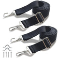 Adjustable Boat Bimini Top Straps with Stainless Steel Snap Hooks – 2 Pack
