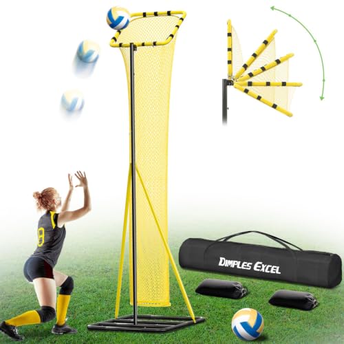 Dimples Excel Volleyball Setter Trainer with Adjustable Height & Angles