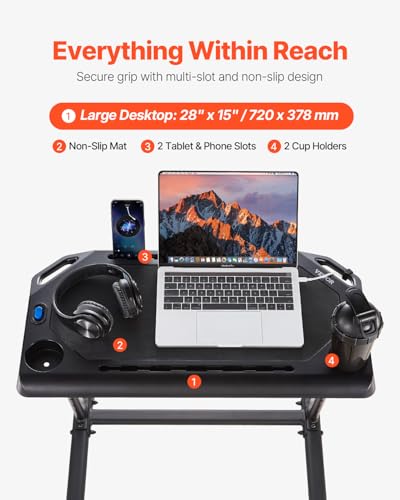 VEVOR Mobile Cycling Desk for Under-Desk Exercise & Home Office Fitness