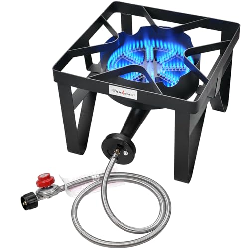 Vivicreate 185,000 BTU High Pressure Propane Outdoor Burner Stove - Normal