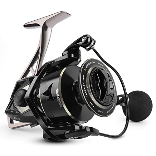 KastKing MegaTron 6000 Spinning Fishing Reel - Saltwater & Freshwater, 5.2:1 Gear Ratio