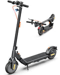 HeroPick Matte Black Foldable Electric Scooter for Adults, 15 MPH, Dual Brakes