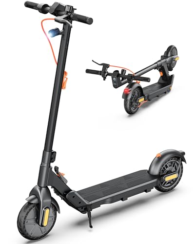 HeroPick Matte Black Foldable Electric Scooter for Adults, 15 MPH, Dual Brakes