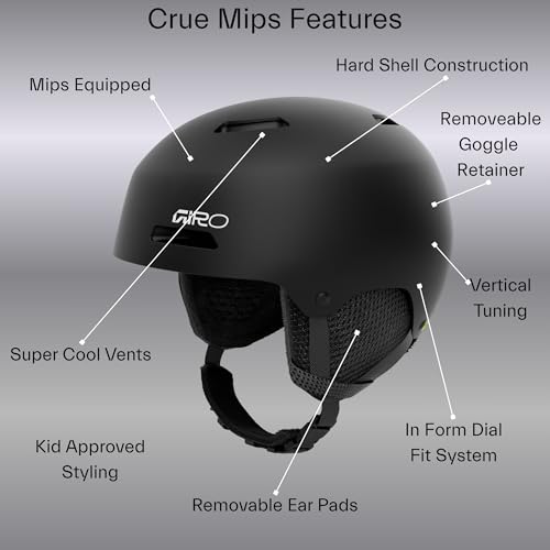 Giro Crue MIPS Helmet - Matte Stone Small Ski & Snowboard Helmet