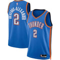 Youth Oklahoma City Thunder Shai Gilgeous-Alexander Swingman Jersey Blue 10-12